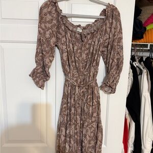 Midi paisley dress